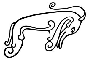 Image by Struthious Bandersnatch - An illustration of an archaeological "Pictish Beast" symbol from Scotland. Based upon File:PictishBeast.PNG, original from 19th century work John Romilly Allen´s Early Christian Monuments